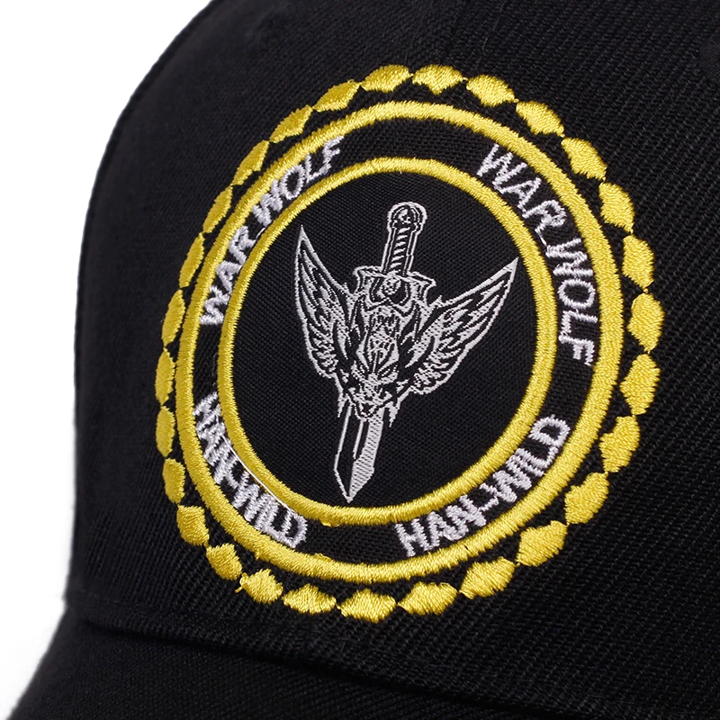Fashion hip hop men baseball cap WAR 