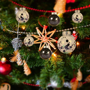 

30pcs Christmas Tree Pendant Hanging Christmas Ball Set Scene Layout Props