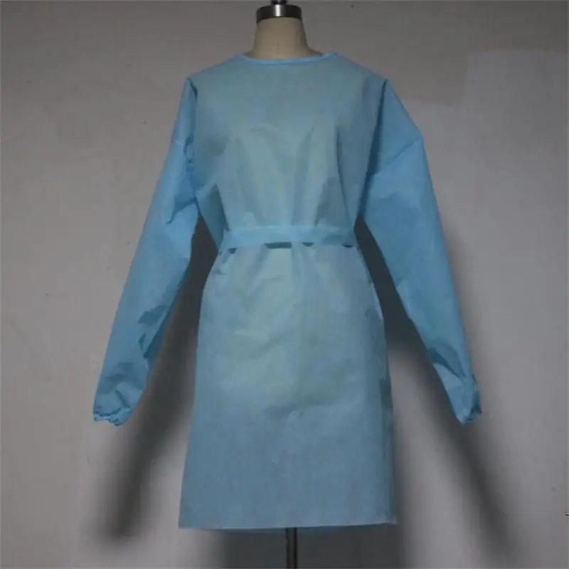 

100pcs Medical isolation Gown Disposable Protective Isolation Clothes Non-woven Security Protective Suit Home Outdoor