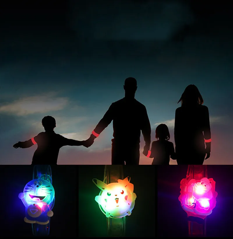 Разноцветные светящиеся игрушки на запястье ручной танец Вечеринка высококачественный ужин вечерние подарок для детей случайный светодиодный свет лампы