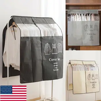 

Wholesale/Dropshipping Hanging Garment Bag Dust-Proof Clothes Cover Jackets Dress Closet Storage Dust Covers