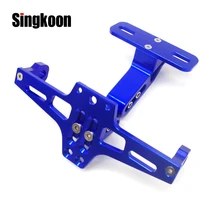 Универсальный держатель номерного знака для мотоцикла kentekenplaathouder для cbf 600 r3 suzuki gladius fz 25 honda pcx cb500f