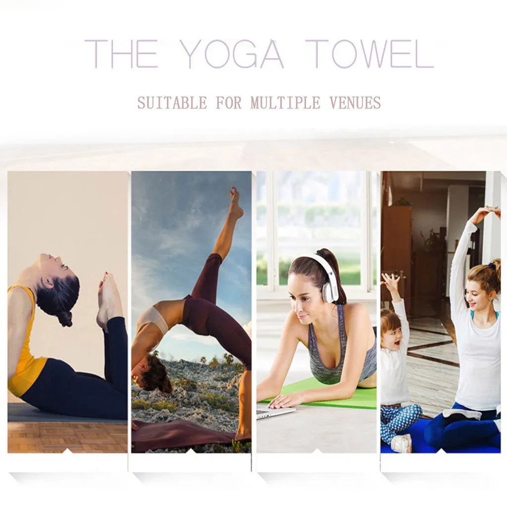 Yoga Accessories Yoga Mat Classic Pro Yoga Mat TPE Eco Friendly Non Slip Fitness Exercise Mat 183 x 61 x 0.6 cm 5 Color