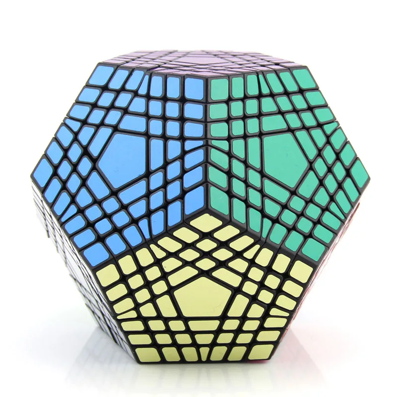 Высокое качество ShengShou Megaminxeds 7x7x7 волшебный куб 7x7 Teraminxeds скоростная головоломка Рождественский подарок идеи детские игрушки