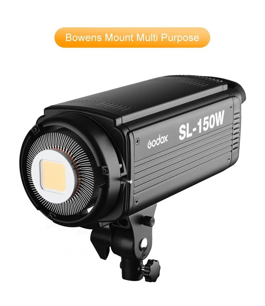 DHL, Godox SL-150W 150WS 5600 K, белая версия, ЖК-панель, светодиодный, видео светильник, крепление Bowens, непрерывный выход, студийный светильник