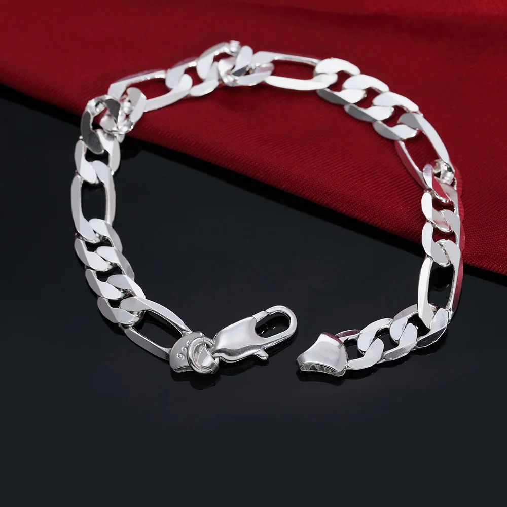 Classic 925 Sterling Zilveren Armband Drie Om Een Armband Ferrero Armband Voor Mannen & Vrouwen Sieraden Geschenken