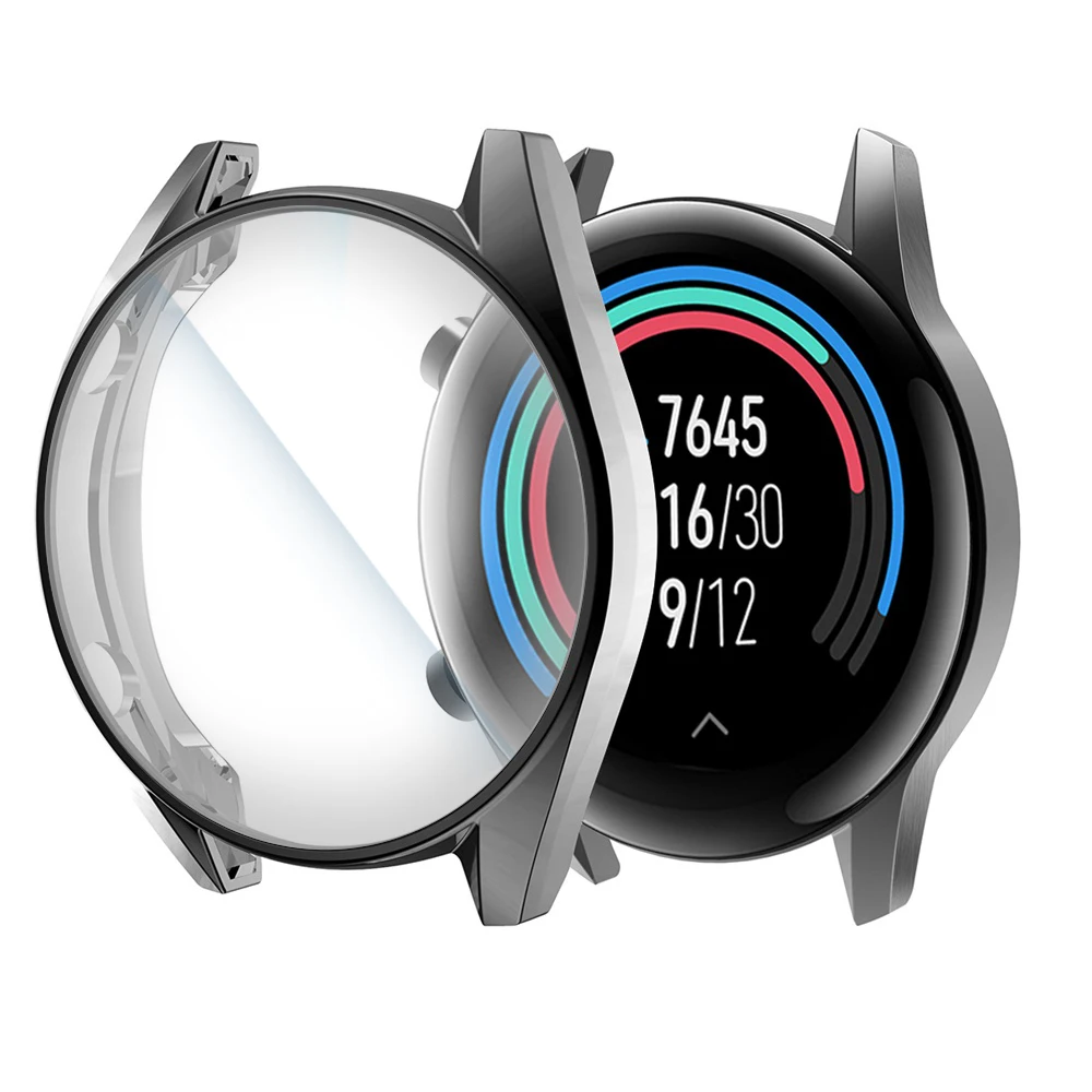 Мягкий защитный чехол для Huawei Watch GT 2 элегантный из ТПУ бампер аксессуары защита