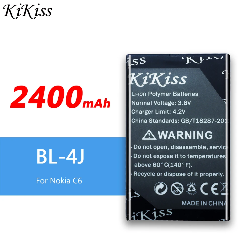2400mAh BL-4J для Nokia C6 C6-00 Lumia 620 мобильный телефон заменяемый аккумулятор | Мобильные