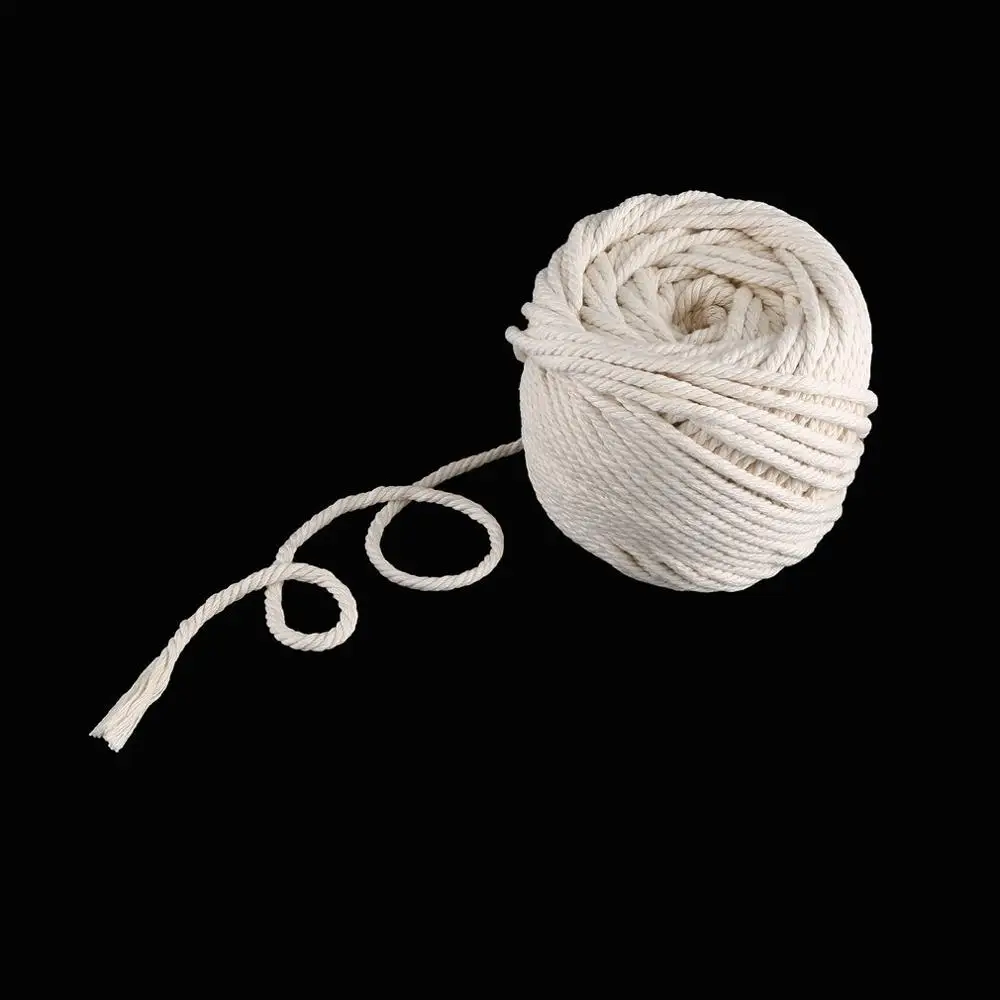 Хлопок Веревка связывающая Веревка Diy гобелены ручной работы плетеный Канат луч шнурок натуральная прочность