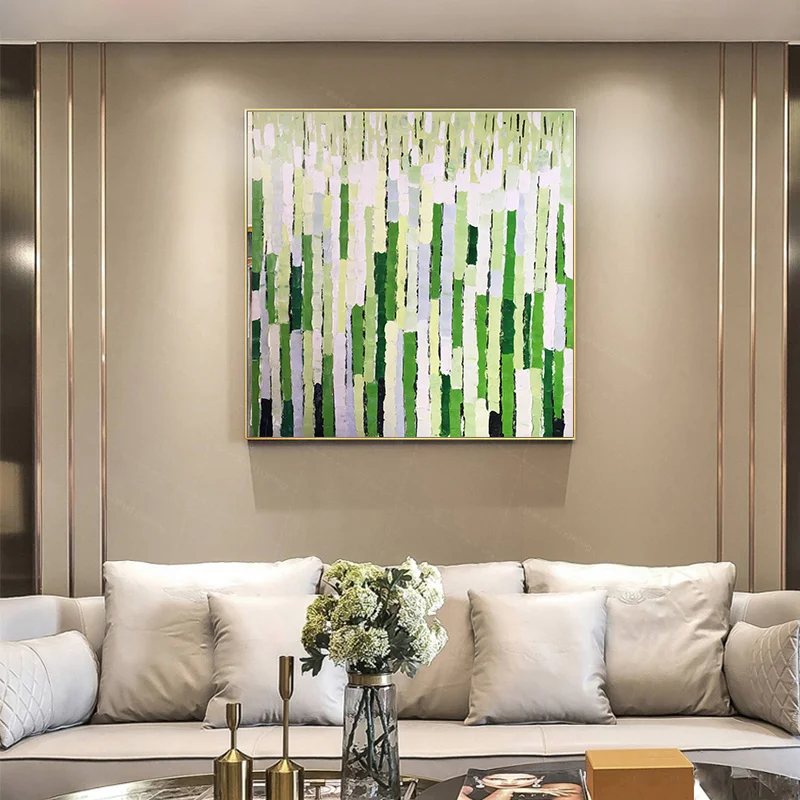 Gold Art Abstract Canvas Painting Wall Pictures For Living Room Home Decor Original Acrylic Texture Quadro Decoration | Дом и сад