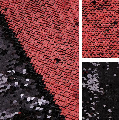 dark red black Двусторонняя вышивка блестками кружевная ткань для свадьбы/вечера/сценического платья украшения одежды Пришивные аксессуары для одежды - Цвет: dark red black