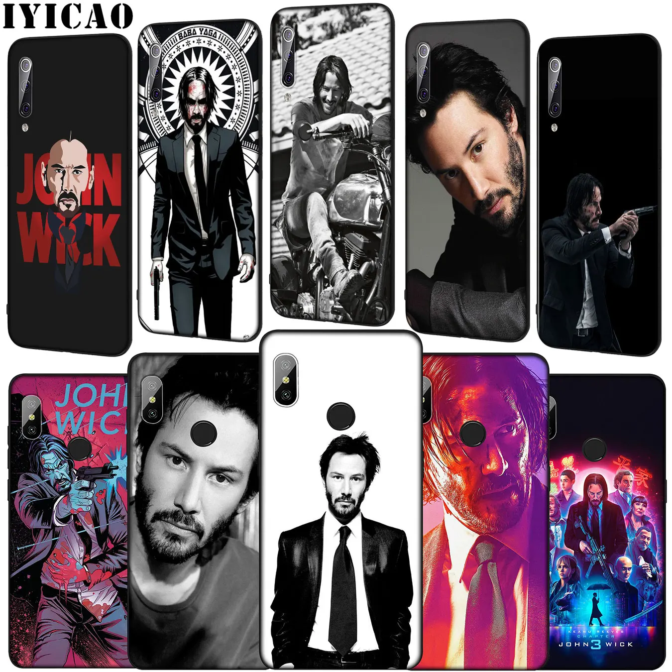 john wick Keanu Reeves Soft Phone Case for Xiaomi Mi 10 9 9T A3 Pro CC9 CC9E 8 SE A2 Lite A1 6 pocophone f1 Mi10 |