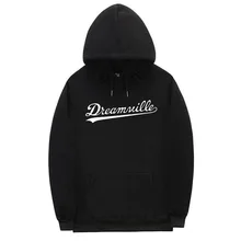 Новинка; худи Для мужчин хип-хоп DREAMVILLE Коул Логотип с капюшоном Swag письмо флисовые J худи с принтом Cole зимние толстовки Мужские пуловер