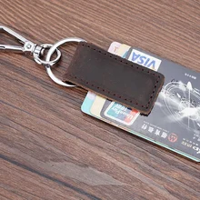 Мужская и wo Мужская магнитная застежка, зажим для доллара, брелок, натуральная кожа, винтажная воловья кожа, маленький креативный подарок