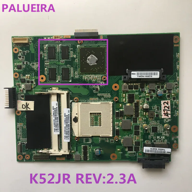 PALUBEIRA K52JR 512 М REV2.3 материнская плата для ноутбука ASUS A52J X52J K52J K52JE K52JC K52JU K52JB