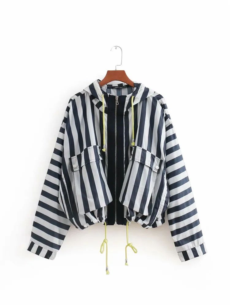 

Z2018 Europe And America Summer New Style Contrast Color Strap Jacket Sun Protection Clothing Coat Women's 8073/025 8073025