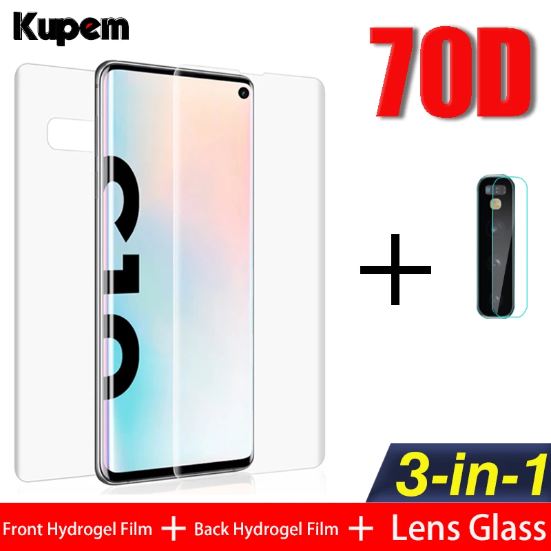 Гидрогелевая пленка для Samsung Galaxy S10 S9 S8 Plus защитная экрана S20 Ultra S 10 9 8Note 8 стекло