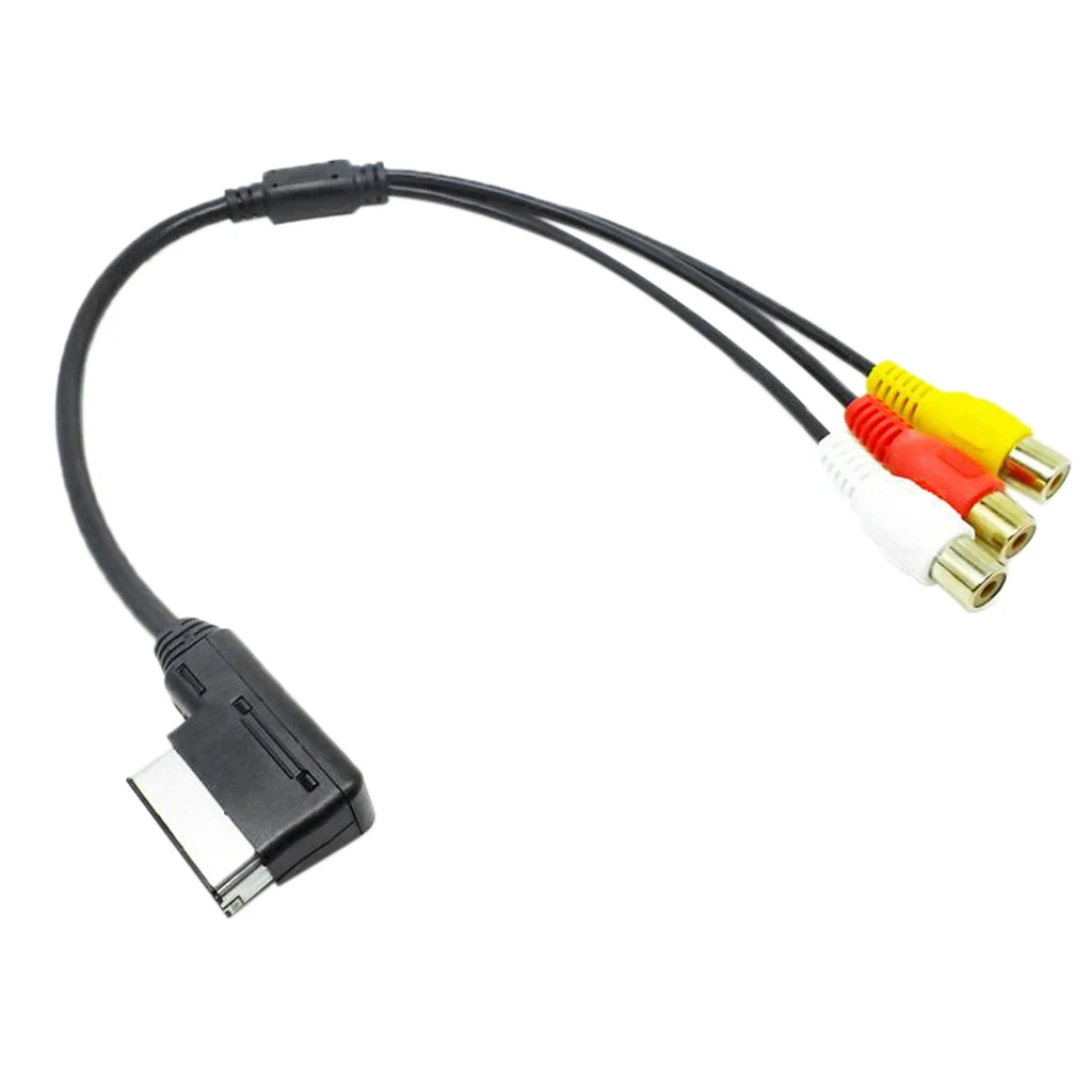 Car Music Interface AMI to RCA Cable Wire for Audi \A8\Q5\Q7\R8\TT