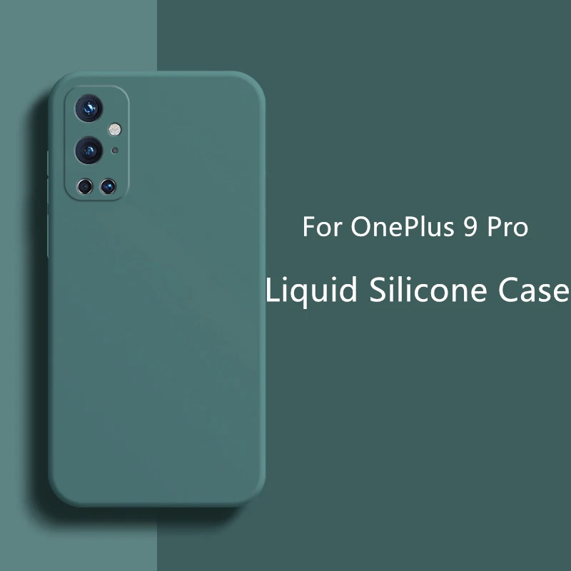 Жидкий силиконовый чехол для Oneplus 8 Pro мягкие ТПУ чехлы 7T 7 6 6T противоударный