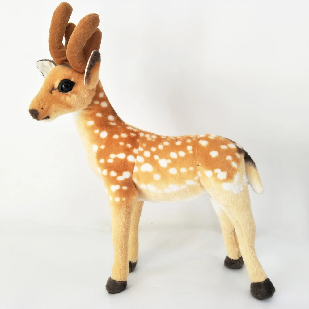 

Children Plush Toys Sika deer Baby Kid Stuffed Toy simulation deer doll animal