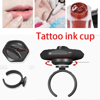 

Disposable Permanent Makeup Ring Divider Tattoo Needle Supplies Accessorie kit Microblading Pigment Holder Clean Glue Holder