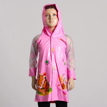 

Children's raincoat "Sweet fairy tale" size M, for height 100-110 cm