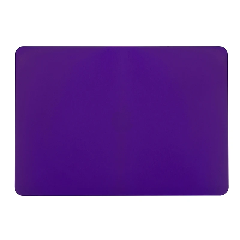 Фиолетовый Для Apple MacBook Air Case A1932 13,3 дюймов анти-капля и пылезащитный матовый сплошной цвет Жесткий чехол оболочка - Цвет: Фиолетовый