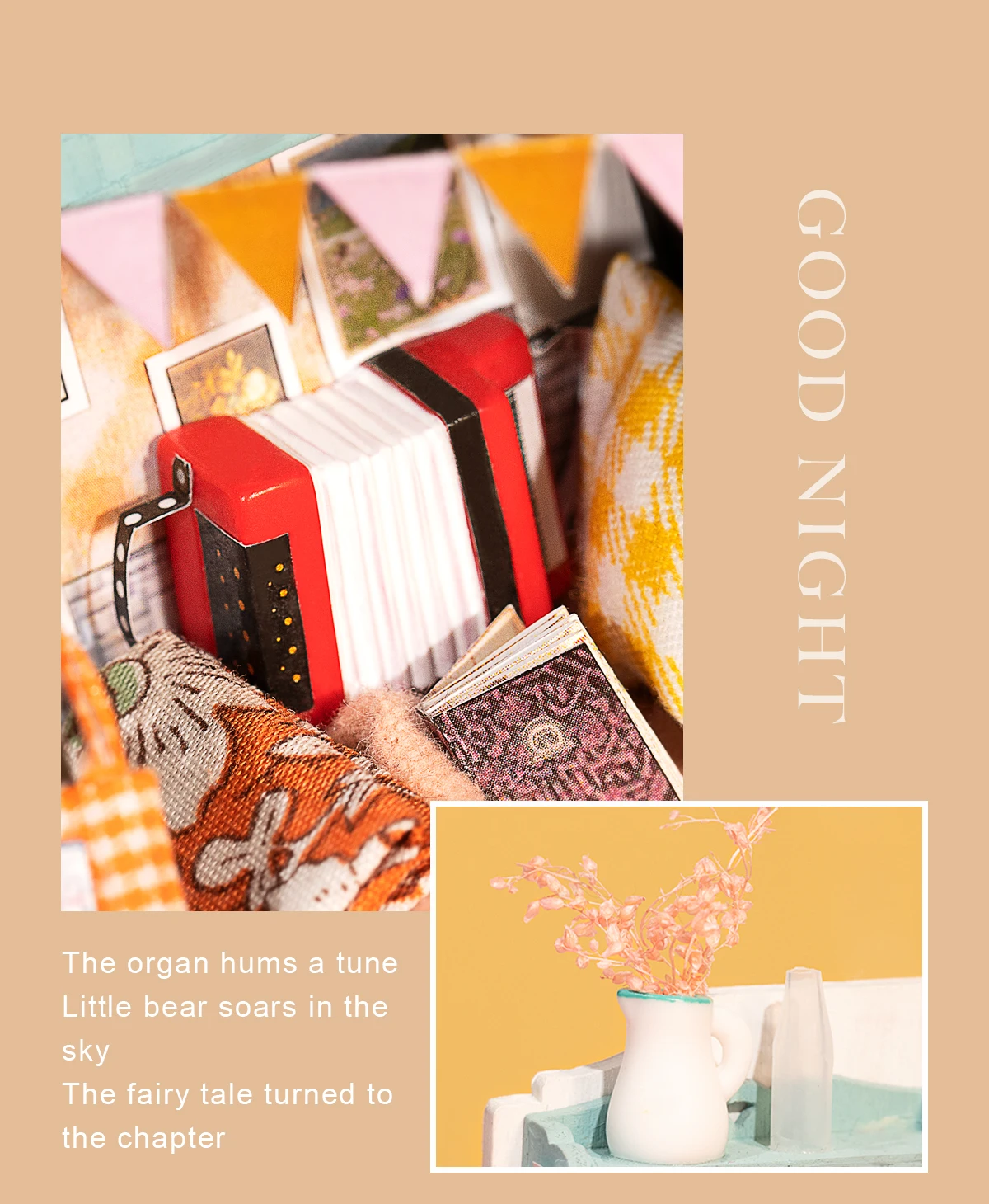 Rolife DIY Miniature Dollhouse - Sweet Dream (Bedroom) DS016