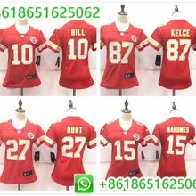 Сшитая Женская Джерси Канзас-Сити Патрик мэдомс тайрек Хилл карем Хант для женщин