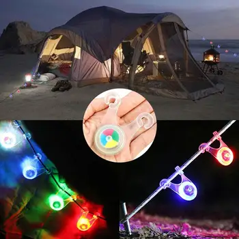 

Camping Outdoor Safety Warning Bicycle Tail Light Power Saving Tent Hanging Lamp