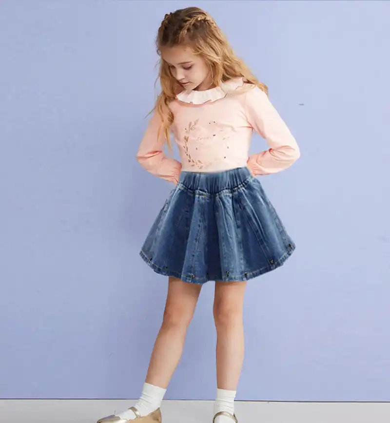 Baby girl black denim skirt Clearance
