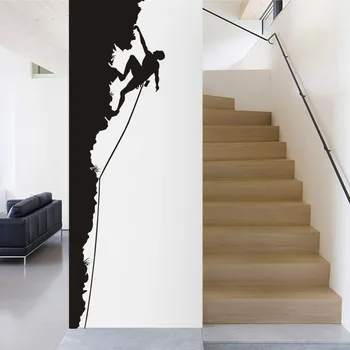 

Rock Climbing Wall Sticker Vinyl Climber Wall Decals Pegatina Decor Mural Home Decoration Extreme Sports Climbing Car Decal