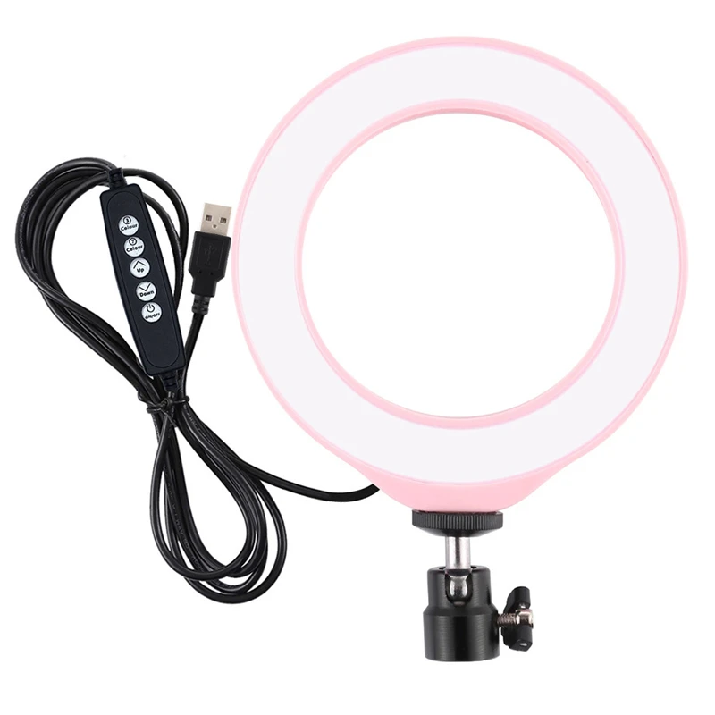 75 Energy-Saving LED Ring Light 4.7 inch Dimmable RGB Ring Light for Makeup Video Desktop Led Ring Light Lamparas 40NOV2718
