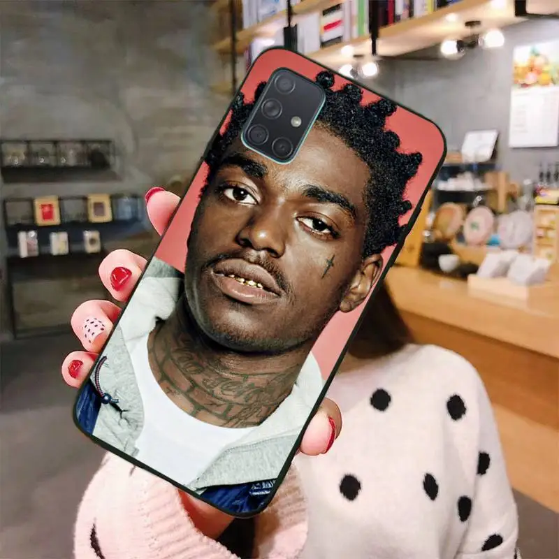 HPCHCJHM Kodak Black Rapper DIY Painted Bling Phone Case For Samsung A10 A20 A30 A40 A50 A70 A80 A71 A91 A51 A6 A8 2018