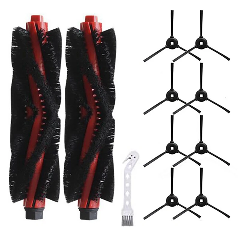 For Lefant Robot Vacuum Accessories Kit 8Pcs Side Brushes 2Pcs Roller Brush M571 M200 M201 T700 Cleaner | Бытовая техника