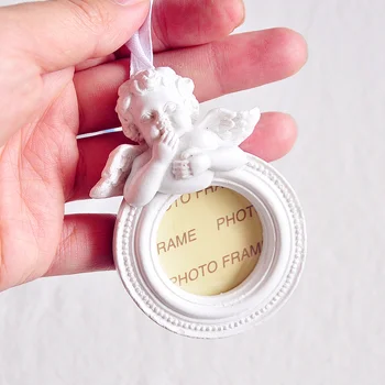 

French Retro Angel Cupid Love Angel Photo Frame Pendant Decoration Ornament Gift