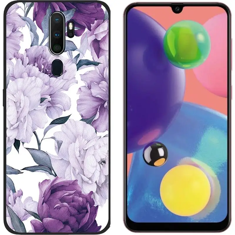 Picture 3 Противоударный чехол-накладка для телефона OPPO A9 /A11/A5, цветной чехол для телефона из ТПУ, модный силиконовый чехол - Цвет: Picture 3