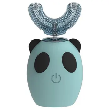 

U-Shaped Ultrasonic Cold Light Gel Vibrating Teeth Usb Charging Children Electric Toothbrush