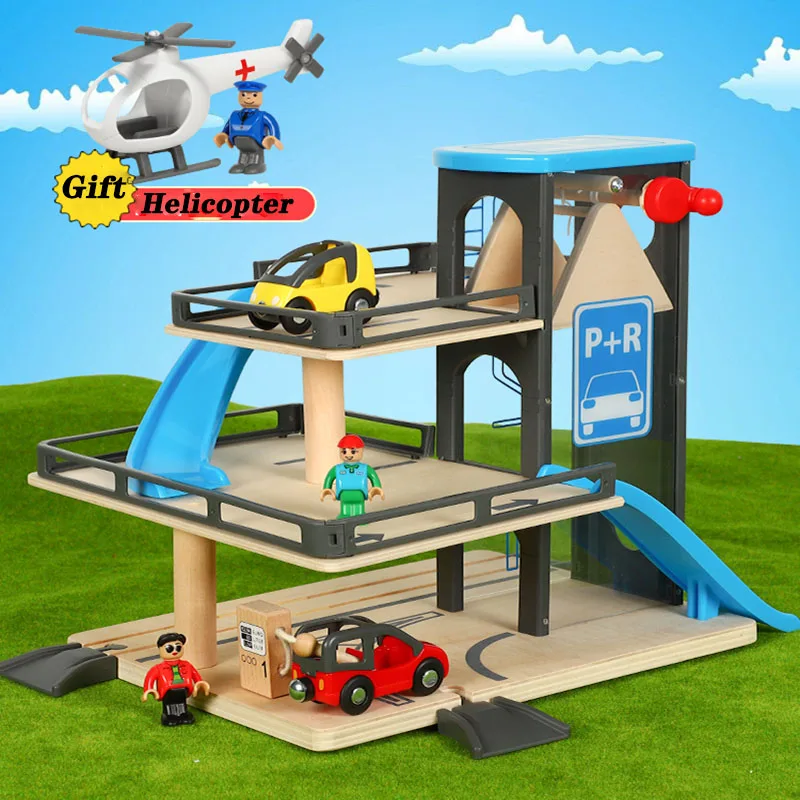 Najtaniej Drewniany pociąg Track 78 sztuk zestaw ruchu magnetyczny Model samochodu Slot puzzle drewniane kolejowe wczesna edukacja zabawka dla dzieci przyjaciół