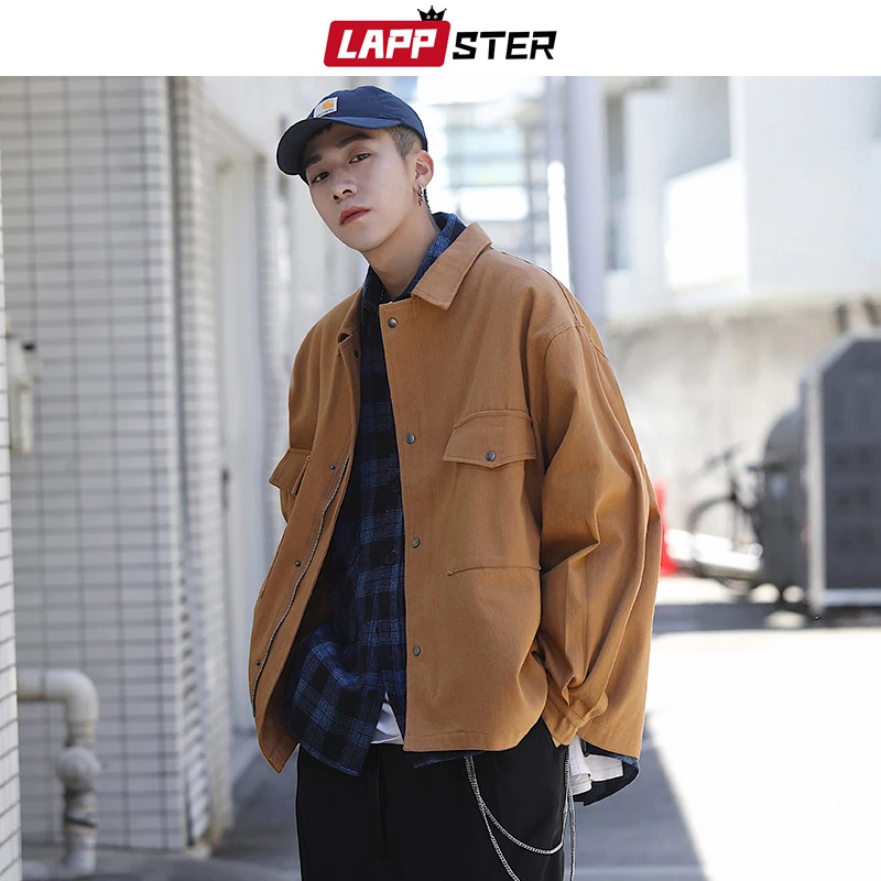 

Men Streetwear Bomber Jackets Windbreaker 2019 Mens Harajuku Black Hip Hop Korean Jackets Vintage Cargo Jackets Coats