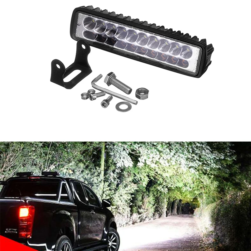 

New 50W Double Color White/ Amber LED Work Light for Car SUV Truck Fog light Daytime Running lamp LED Light bar