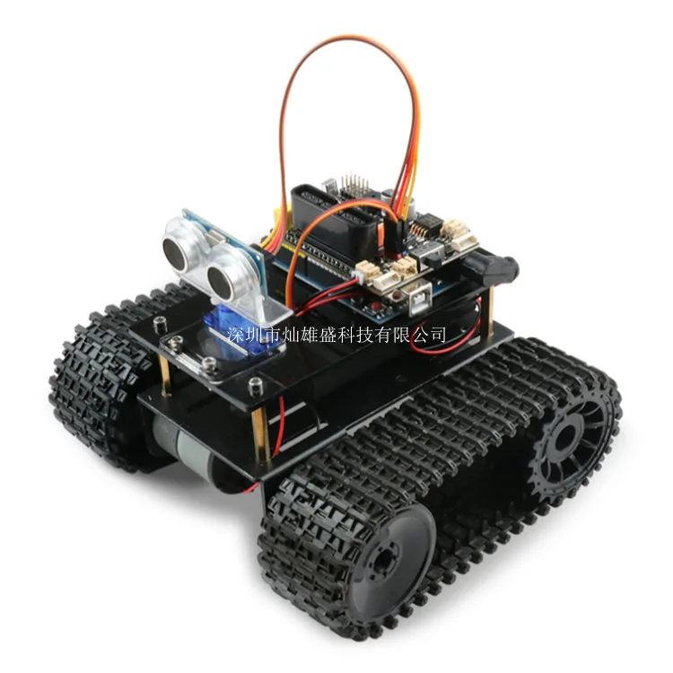 4WD  DIY Robot  Bluetooth Control Tracking Robot Car Starter Kit for Arduino UNO Project