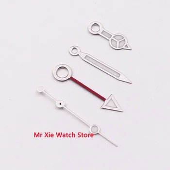 

A set stainless steel edge luminous watch hands with GMT Pointer Fit For Mingzhu Automatic Movement Men's Watch