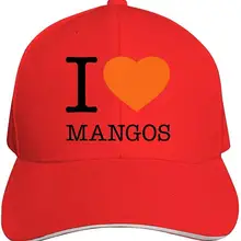 Я люблю манго унисекс Бейсболки Регулируемая остроконечная шляпа сэндвич