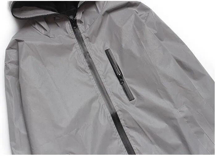 5XL 4XL Men's 3M Full Reflective Jacket Light Hoodies Women Jackets Hip Hop Waterproof Windbreaker Hooded Streetwear Coats Man