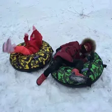 Детское лыжное кольцо из ткани Оксфорд резиновое лыжное кольцо сезон на открытом воздухе игровая площадка живописное Детское лыжное кольцо 80 см