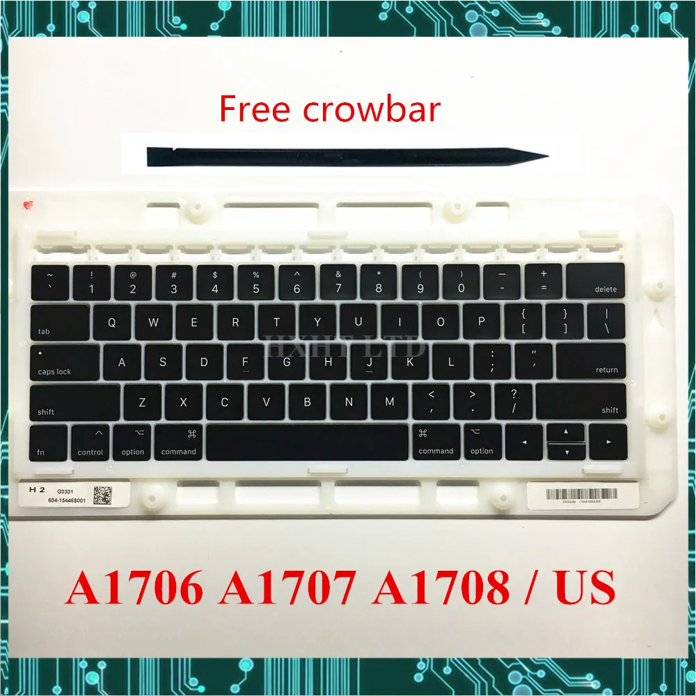 

New For A1706 A1708 A1707 US USA Keycap For Macbook Pro Retina 13" 15" Keys Key cap keyboard Late 2016 Mid 2017