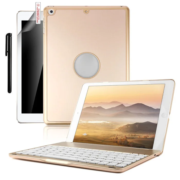 Алюминиевая Bluetooth клавиатура Folio чехол для iPad Air 2 iPad Pro 9,7 дюйма VH99