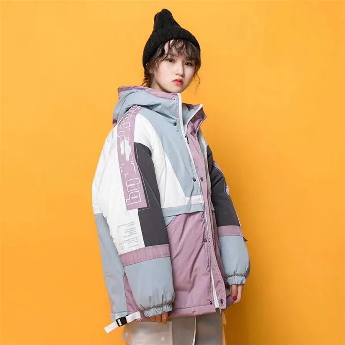 New Korean Warm Hooded Jackets Parka Winter Jacket Women Short Style Winter Loose Coat NW2307