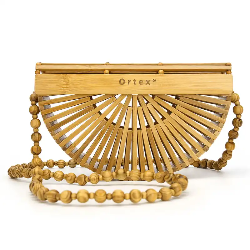 bamboo clutch bag